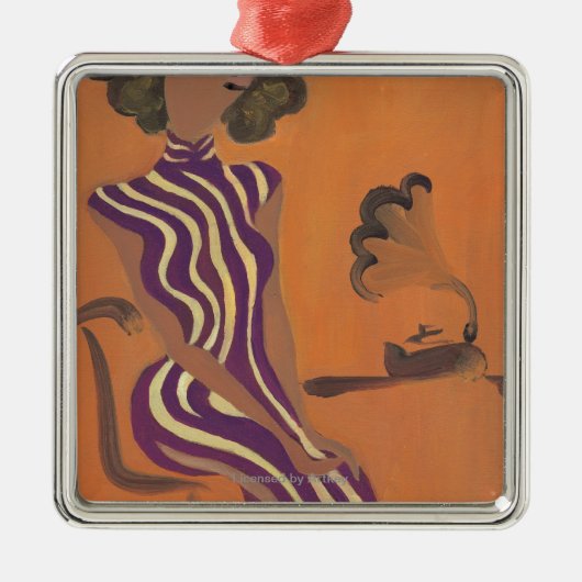 Blühende Jugend No.8 Ornament Aus Metall (Vorne)