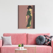 Blühende Jugend Nr.7 Leinwanddruck (Insitu (Wohnzimmer))