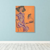 Blühende Jugend Nr.8 Leinwanddruck (Insitu (Holzboden))