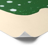 Blühende Kakteen Art Poster (Ecke)