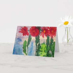 Blühende Kakteen Emil Nolde Karte