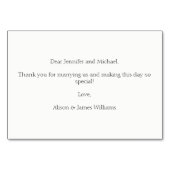 Blühende Kakteen Hochzeit Einladung Dankeschön Kar Tischnummer (Rückseite)