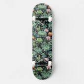Blühende Kakteen und Sukkulente Skateboard (Vorderseite)