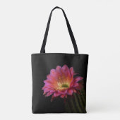 Blühende Kaktus-Freude Tasche (Rückseite)