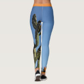 Blühende Kaktus Funky Leggings (Rückseite)
