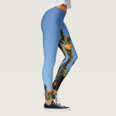 Blühende Kaktus Funky Leggings (Rechts)
