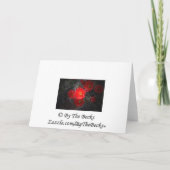 Blühende Kaktus Geburtstagskarte Karte (Rückseite)