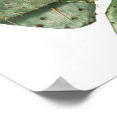 Blühende Kaktus Nr. 9 Vintage Naturgeschichte Poster (Ecke)