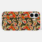 Blühende Kameras - Muster 3 - Fall des iPhone Case-Mate iPhone Hülle (Rückseite (Horizontal))