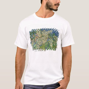 Blühende Kastanien-Niederlassungen Vincent van T-Shirt