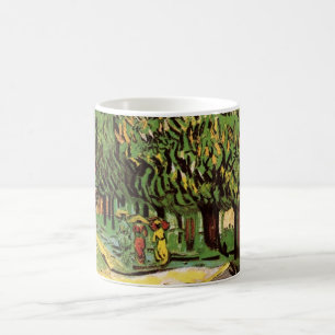 Blühende Kastanienbäume von Vincent van Gogh Kaffeetasse