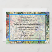 Blühende Kastanienzweige, Van Gogh. Einladung (Rückseite)