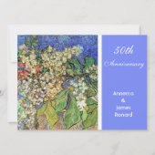 Blühende Kastanienzweige, Van Gogh. Einladung (Vorderseite)