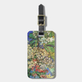 Blühende Kastanienzweige, Van Gogh. Gepäckanhänger (Vorderseite vertikal)