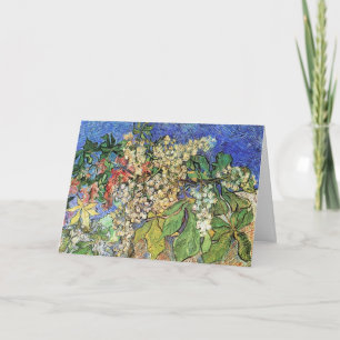 Blühende Kastanienzweige, Van Gogh. Karte