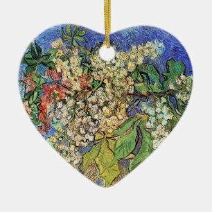 Blühende Kastanienzweige Vincent van Gogh. Keramikornament
