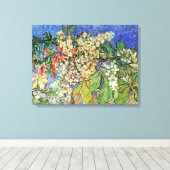 Blühende Kastanienzweige von Vincent van Gogh Leinwanddruck (Insitu (Holzboden))