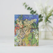 Blühende Kastanienzweige von Vincent van Gogh Postkarte (Stehend Vorderseite)