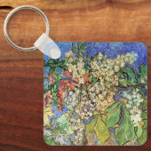 Blühende Kastanienzweige von Vincent van Gogh Schlüsselanhänger (Vorderseite)