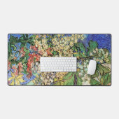 Blühende Kastanienzweige von Vincent van Gogh Schreibtischunterlage (Tastatur & Maus)