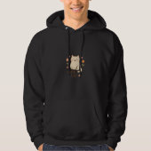 Blühende Katze Hoodie (Vorderseite)