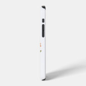 Blühende Katze iPhone Hülle (Linke Seite)