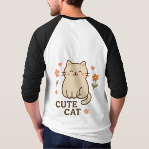 Blühende Katze T-Shirt
