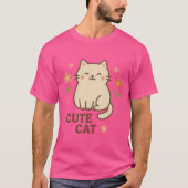 Blühende Katze T-Shirt (Vorderseite)