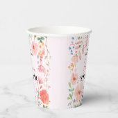 Blühende Kinderdusche Pappbecher (Rechts)