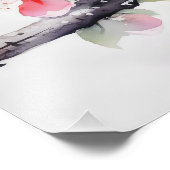 Blühende Kirchenzweig Fotodruck (Ecke)