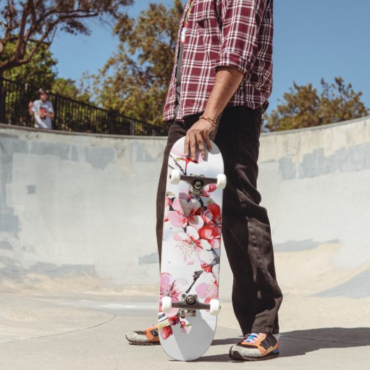 Blühende Kirchenzweig Skateboard (Außenbereich 2)