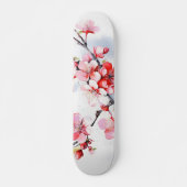 Blühende Kirchenzweig Skateboard (Vorne)