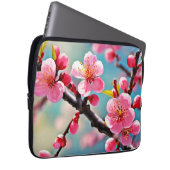 Blühende Kirschblüten im Frühling Laptopschutzhülle (Vorne Rechts)