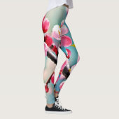 Blühende Kirschblüten im Frühling Leggings (Rechts)