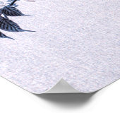 Blühende Kirsche an der Nacht von Monlit Ohara Kos Poster (Ecke)