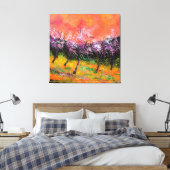 Blühende Kirschen Leinwanddruck (Insitu (Schlafzimmer))