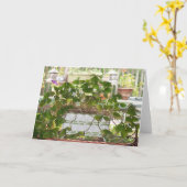 Blühende Kleeblätter Karte (Gelbe Blume)