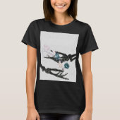 Blühende Knochen #2 - Zwei Hände T-Shirt (Vorderseite)