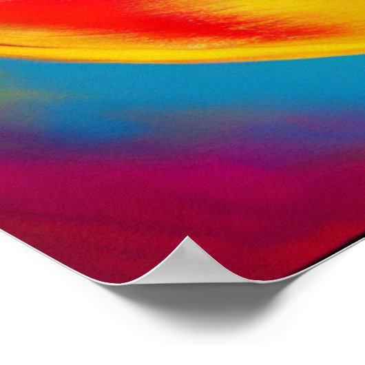 Blühende Kreativität Poster (Ecke)