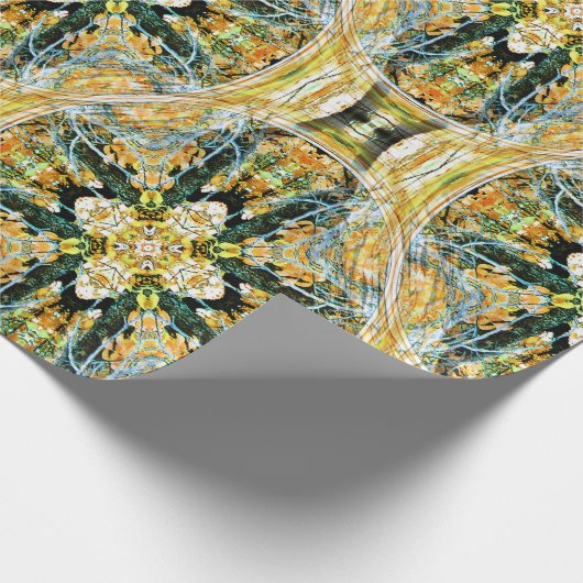 Blühende Kreuze.... Geschenkpapier (Ecke)