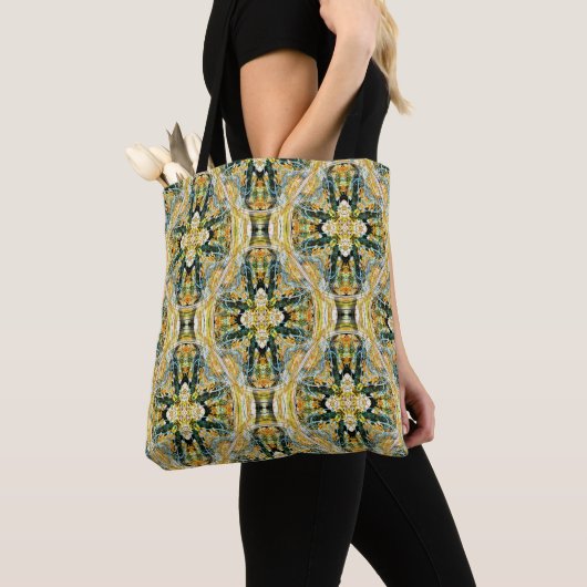Blühende Kreuze.... Tasche (Von Nahem)
