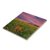 Blühende Kugel-Blume Fliese (Seite)