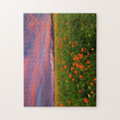 Blühende Kugel-Blume Puzzle (Vertikal)