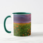 Blühende Kugel-Blume Tasse (Links)