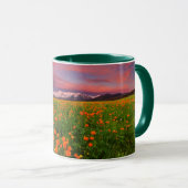 Blühende Kugel-Blume Tasse (VorderseiteRechts)