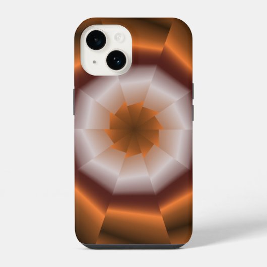 Blühende Kupferleiste iPhone Hülle (Rückseite)