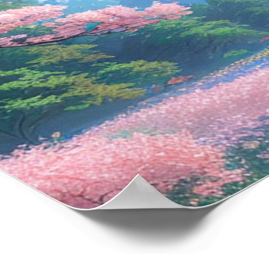 blühende Landschaft Poster (Ecke)