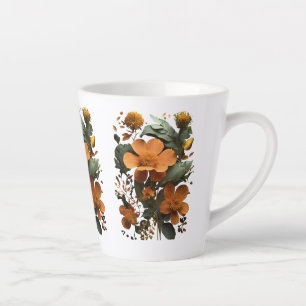 Blühende Latte Tasse - 12 oz