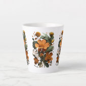 Blühende Latte Tasse - 12 oz (Vorderseite)