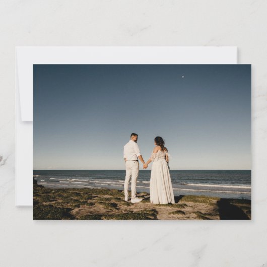 Blühende Liebe Blauer Gelbblütensommer Dankeskarte (Rückseite)